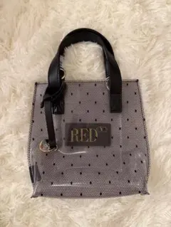 Red Valentino レッドヴァレンティノ　ドットクリアバッグ