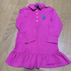 Polo Ralph Lauren ピンクポロワンピ　3T
