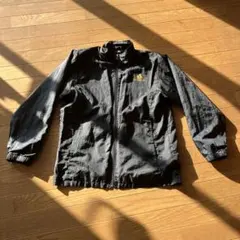 adidas ブラック ナイロンジャケット