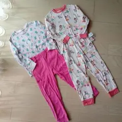 【ユニクロ】プリンセス＆ペネロペ 長袖 ピンク パジャマ 110cm