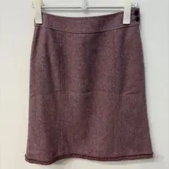 Aylesbury TOKYO STYLE ひざ丈スカート パープル Lサイズのサムネイル