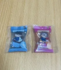 名探偵コナン　おやつキーホルダー　新一　蘭