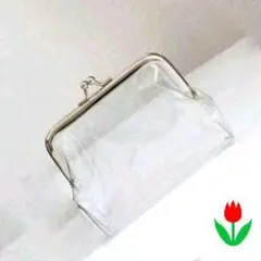 財布　小銭入れ　レディース　がま口　クリアー　小物入れ　ブランド　新品未使用