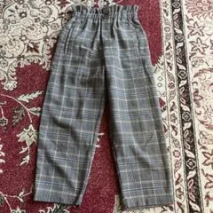 ZARA kids クロップドパンツ　120 チェック