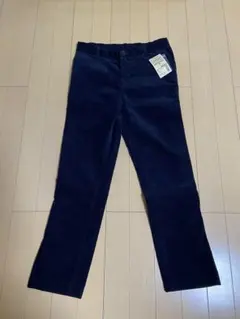 無印良品　イージーテーパードパンツ　コーデュロイ　ダークネイビー　Mサイズ