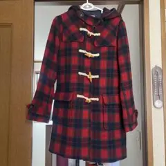 RODEO CROWNS ダッフルコート 赤・黒・青 チェック柄