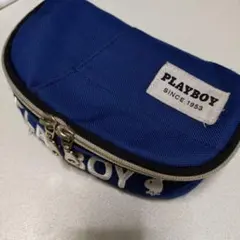 【PLAYBOY】 ポーチ ブルー