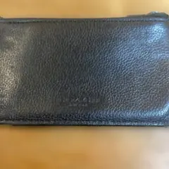 COACH ブラックレザー フラグメントケース