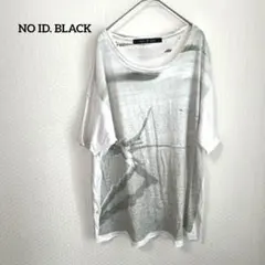 NO ID. BLACK ノーアイディー 古着 メンズ ビッグ カットソー 綿