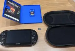 PS Vita pch2000 本体 Minecraft 16GBメモリーカード