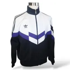 【アディダス】トラックジャケット　 XL トレフォイル 刺繍 レトロ5249