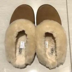 UGG ブラウン ムートン スリッポン サンダル