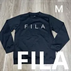 美品　未使用FILA ブラック　トップス　Ｍ　ロングTシャツ