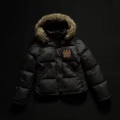 00s POLO JEANS エンブレムワッペン レディース ダウンジャケット