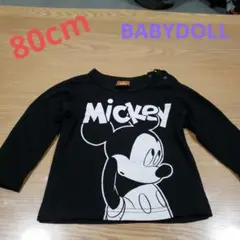 BABYDOLL ロン Tシャツ ミッキー 80 長袖 男の子 ディズニー
