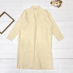 UNIQLO ロングカーディガン L ベージュ アイボリー 羽織り 秋冬