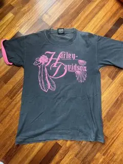 Harley-Davidson Tシャツ M 黒　ピンクのサムネイル