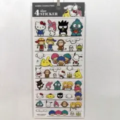 【正規品】サンリオキャラクターズ 4サイズステッカー
