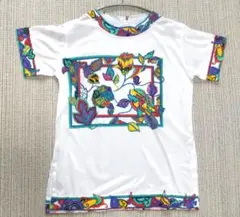 レオナール 風　新品未使用タグ付きフローラルプリント 半袖Tシャツのサムネイル