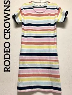 RODEO CROWNSロデオクラウンズ　綿ニットワンピース　ロデクラ