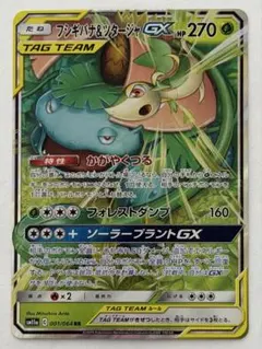 フシギバナ＆ツタージャGX RR SM11a リミックスバウト 001/064 - メルカリ