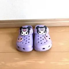 クロミ　クロックス風　サンダル　17㎝　サンリオ　紫