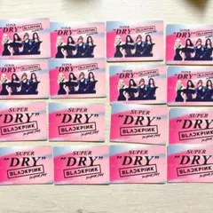 BLACKPINK×アサヒスーパードライ コラボステッカー 16枚セット