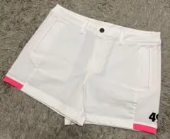 TFW49 レディース　LINE SHORTS White×Pinkのサムネイル