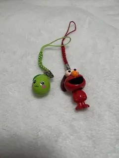 セサミストリート エルモ ストラップ 他 2点セット キーホルダー