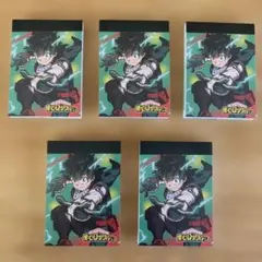 僕のヒーローアカデミア ミニメモ帳コレクション 緑谷出久 5個