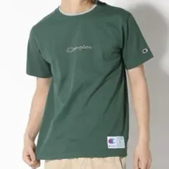 Champion グリーン Tシャツ S