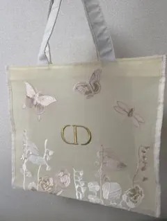 新品未使用　Christian Dior エコバッグ グレーのようなベージュ 新品未使用 Christian Dior エコバッグ グレーのようなベージュ