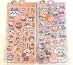 ちいかわ ぷっくりおしり 夜光3Dシール 2枚セット