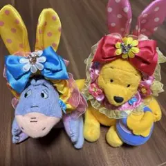 ディズニー イースター シュシュ ペア うさぎ ピンク イエローのサムネイル