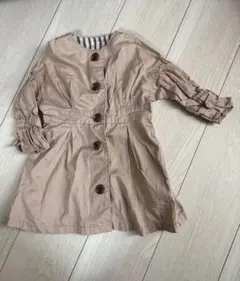 アプレレクール　トレンチコート風　ワンピース