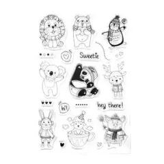 クリアスタンプ1670：Sweetie Animals《おまとめご購入でOFF》