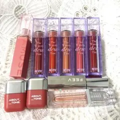 韓国リップまとめ売り　ABOUT TONE FEEV AMUSE セットのサムネイル