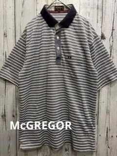 ♠️ McGREGOR マックレガー　ボーダーポロシャツ