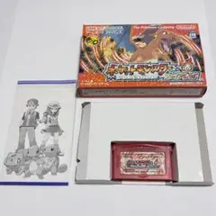 中古品 美品ポケットモンスター ファイアレッド　ゲームボーイアドバンス　ソフト
