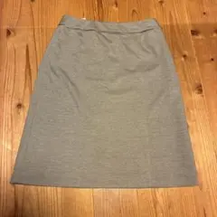 J.PRESS グレー ひざ丈スカート