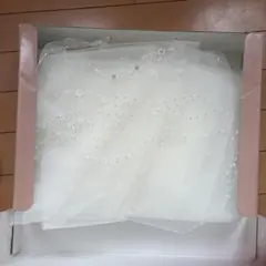 TAKAMI BRIDAL ホワイト　ビーズ　お花　カットワーク　ベール