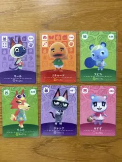 【人気カード】どうぶつの森 amibo カード 6枚セット