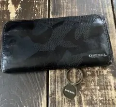 ★訳あり★DIESELディーゼル長財布 メンズ ＆バンカーリング