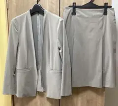 ICB ノーカラージャケット　スカート　スーツ セットアップ　サイズ6