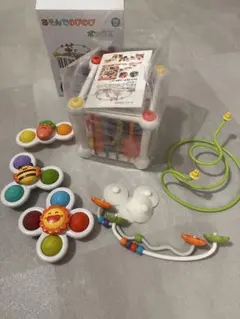 知育玩具 赤ちゃん おもちゃ　ハンドスピナー　赤ちゃんおもちゃ　ブロック　パズルのサムネイル
