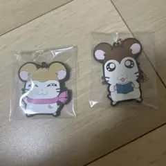 ハム太郎　一番くじ　Ｋ賞　ラバーチャーム　マフラーちゃん　のっぽくん