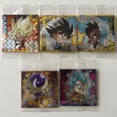 ドラゴンボール 超戦士シールウエハース超 超絶感謝の十周年 5種
