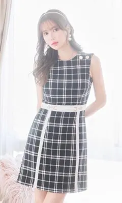 【最終値下げ 】Jewels M 大人ガーリー ワンピース ツイード