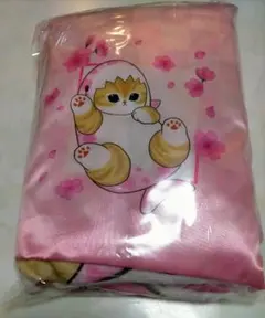 タイトー限定 mofusand モフサンド 巾着入りブランケット 桜満開 桜