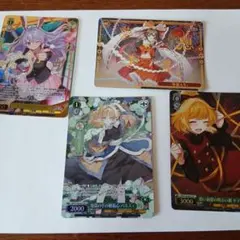 ヴァイスシュヴァルツ 十六夜咲夜 TDSP 東方Project デッキ 箔押し